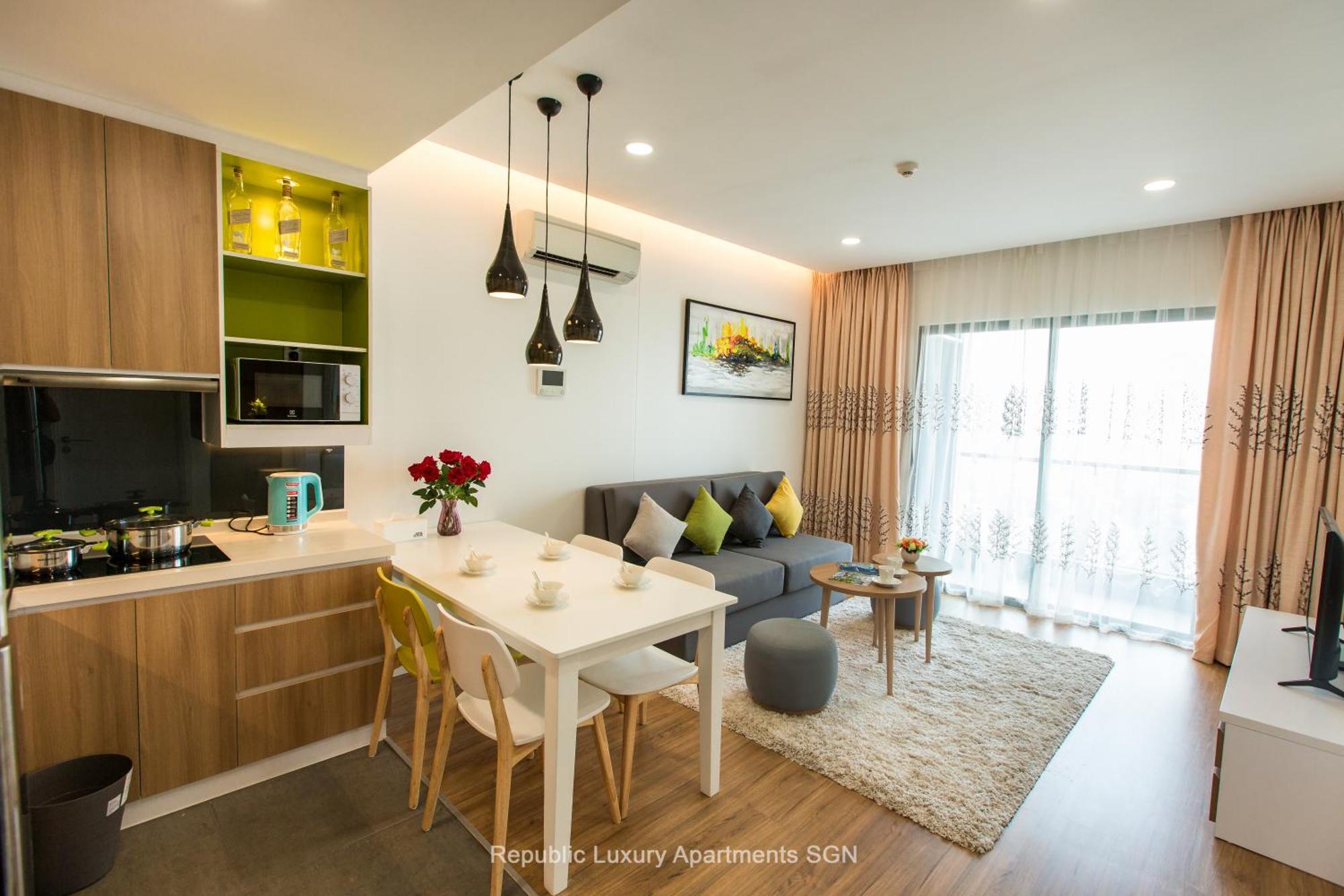Republic Apartments Saigon Airport Bandar Ho Chi Minh Luaran gambar